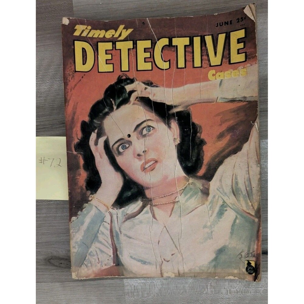 Timely Detective June 1946 True Crime Pulp Cases